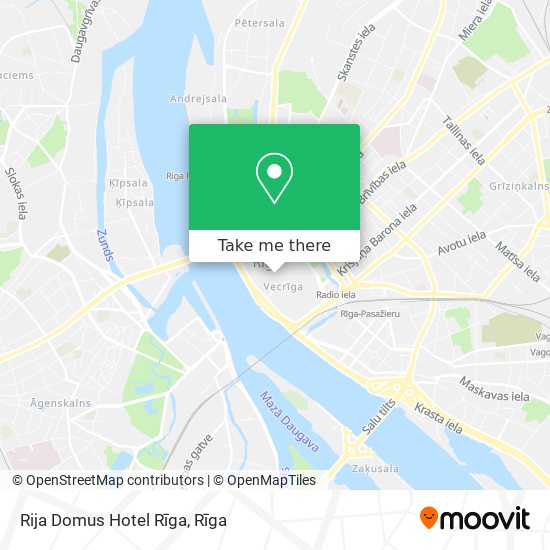 Карта Rija Domus Hotel Rīga