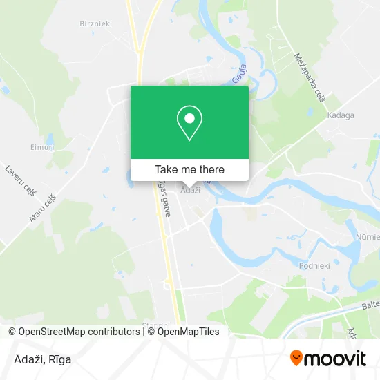 Карта Ādaži