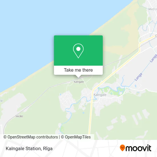 Kalngale Station map