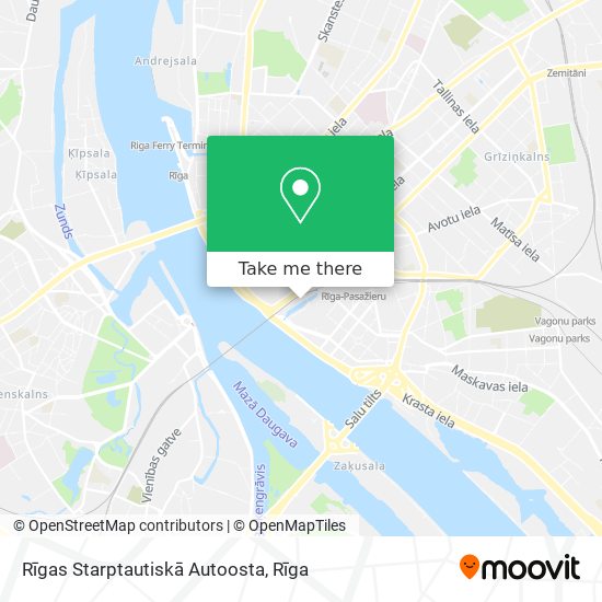 Rīgas Starptautiskā Autoosta map