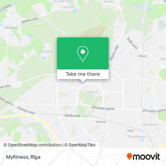 Myfitness map