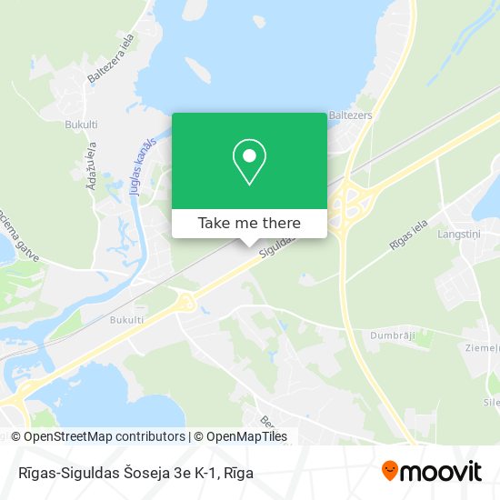 Rīgas-Siguldas Šoseja 3e K-1 map