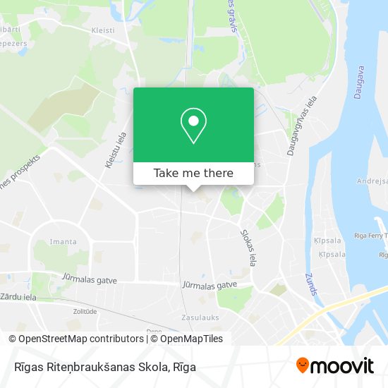 Rīgas Riteņbraukšanas Skola map