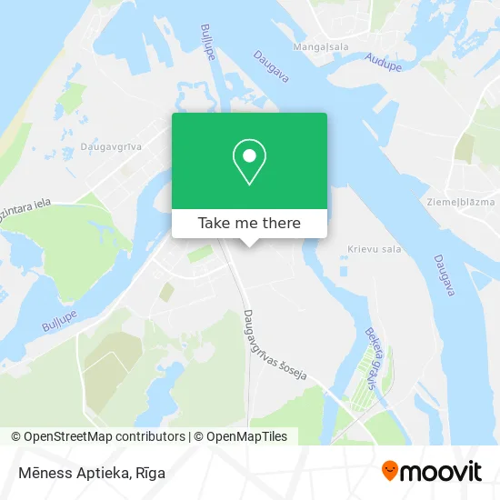 Карта Mēness Aptieka