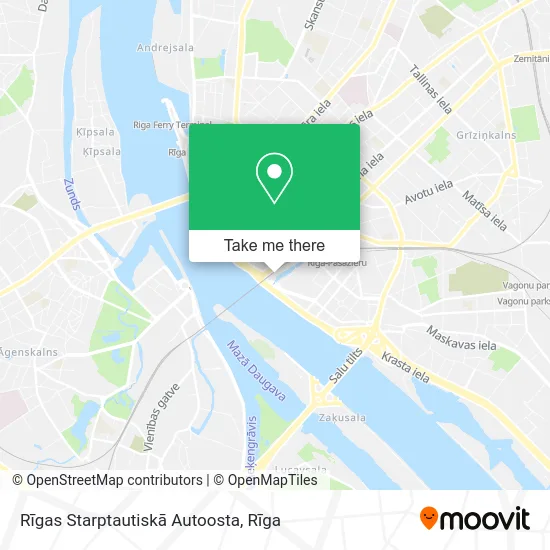 Rīgas Starptautiskā Autoosta map