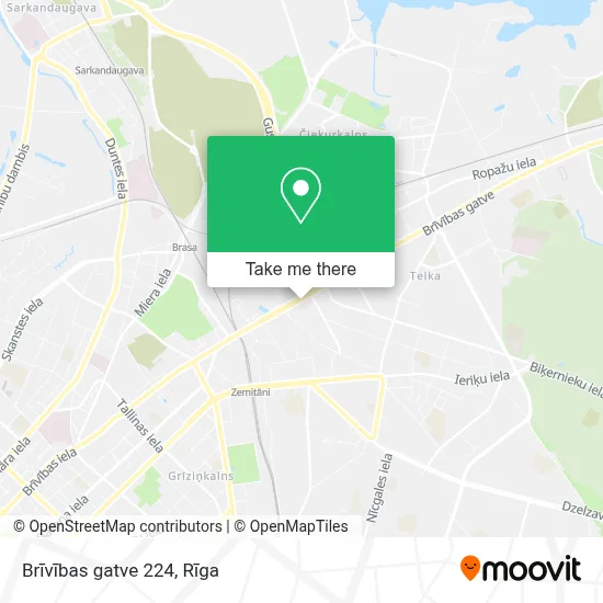 Brīvības gatve 224 map
