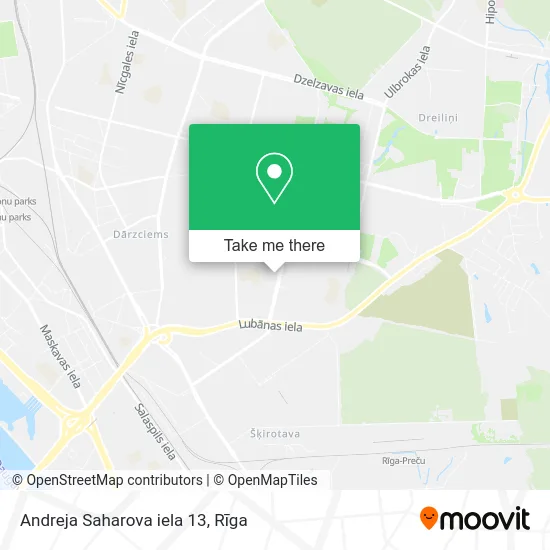 Andreja Saharova iela 13 map