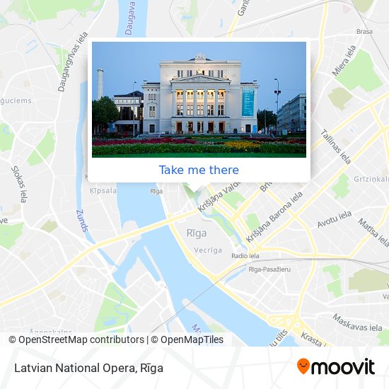 Latvian National Opera map