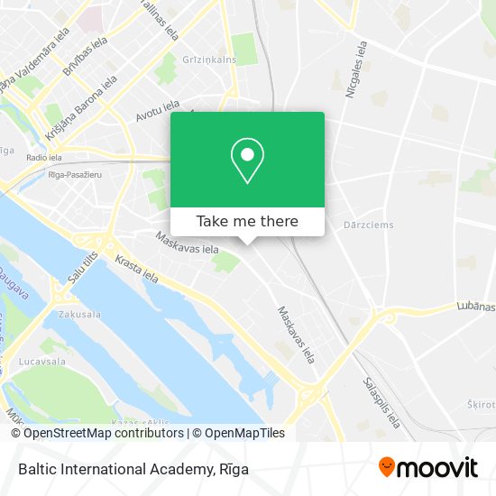 Baltic International Academy map