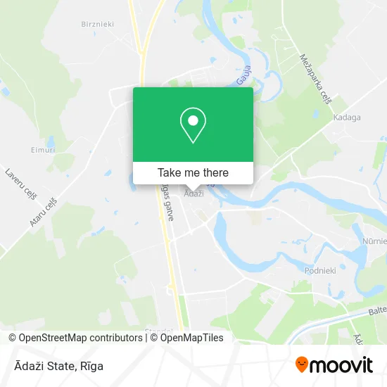 Карта Ādaži State