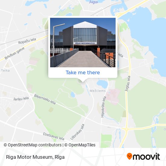 Карта Riga Motor Museum