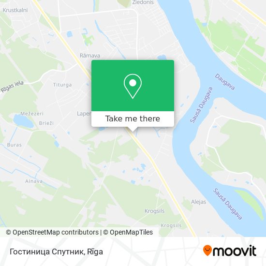 Гостиница Спутник map