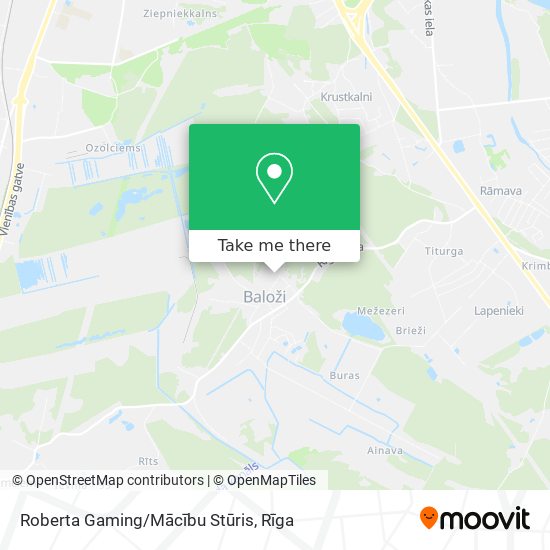 Roberta Gaming/Mācību Stūris map