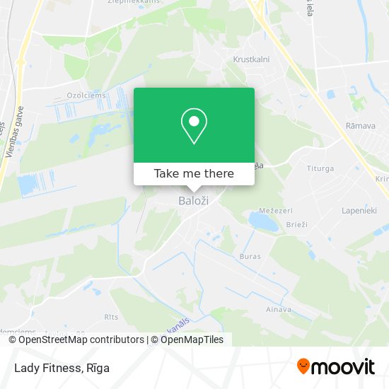 Lady Fitness map