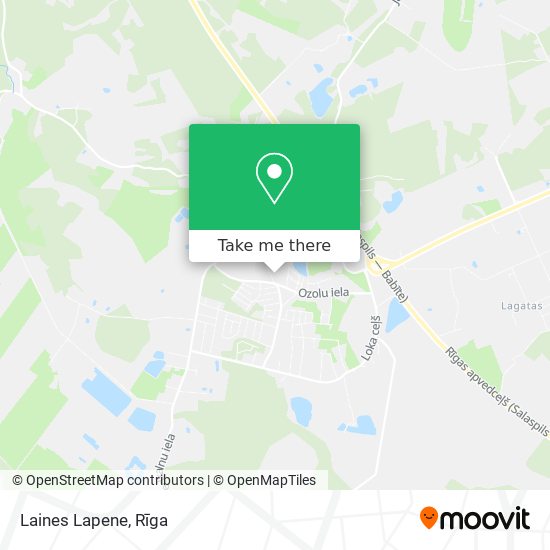 Laines Lapene map