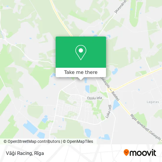 Vāģi Racing map