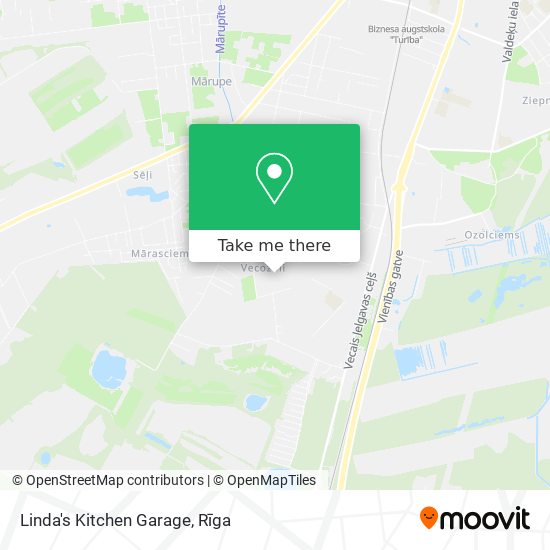Карта Linda's Kitchen Garage