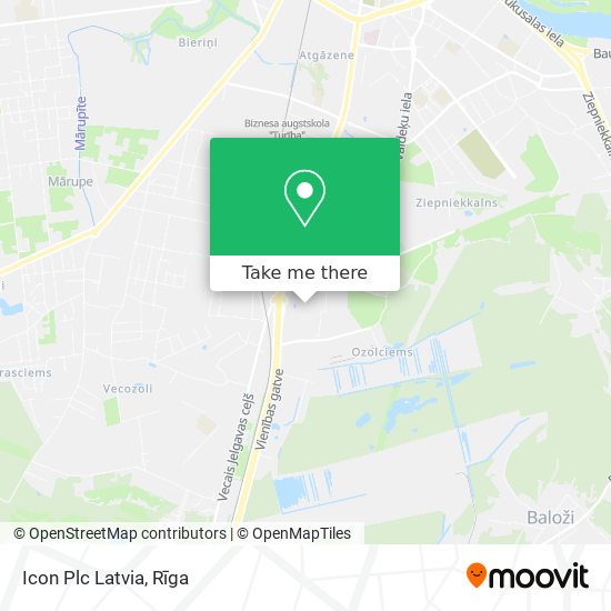 Icon Plc Latvia map