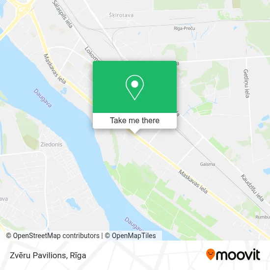 Zvēru Pavilions map