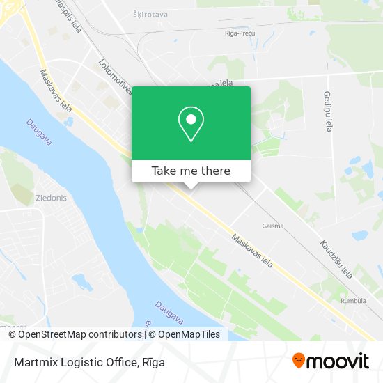 Martmix Logistic Office map