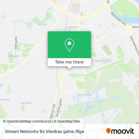 Stream Networks Bs Vienibas gatve map