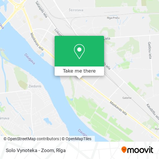 Карта Solo Vynoteka - Zoom