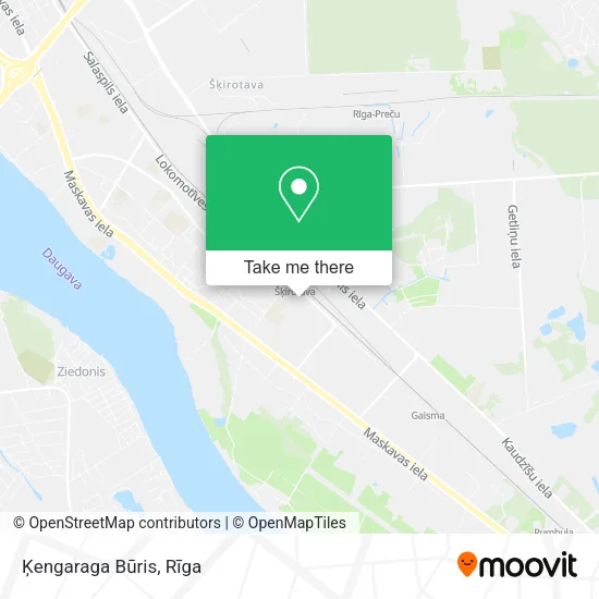 Карта Ķengaraga Būris