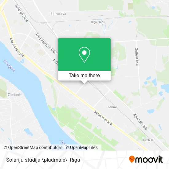 Карта Solāriju studija \pludmale\