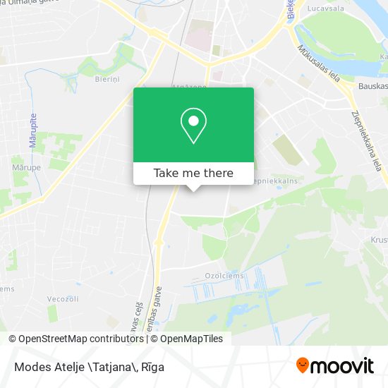 Modes Atelje \Tatjana\ map