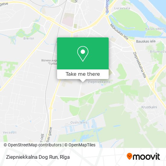 Ziepniekkalna Dog Run map