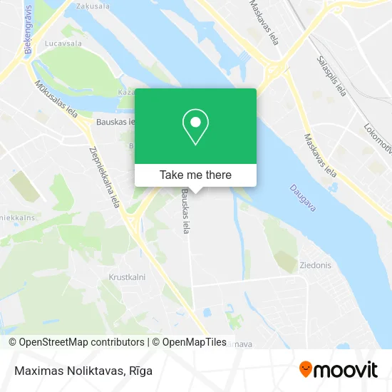 Карта Maximas Noliktavas