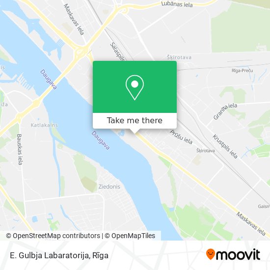 E. Gulbja Labaratorija map