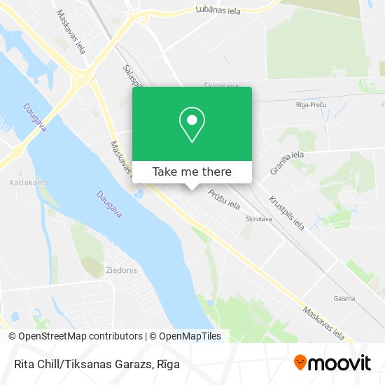 Rita Chill/Tiksanas Garazs map