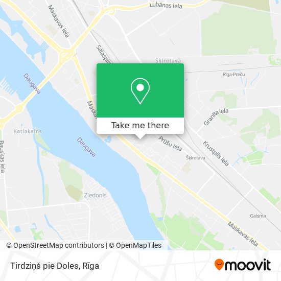 Tirdziņš pie Doles map