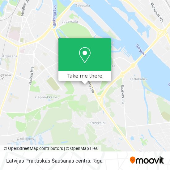 Карта Latvijas Praktiskās Šaušanas centrs