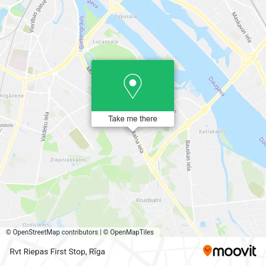 Карта Rvt Riepas First Stop