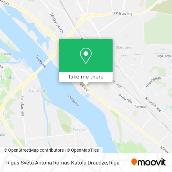 Rīgas Svētā Antona Romas Katoļu Draudze map