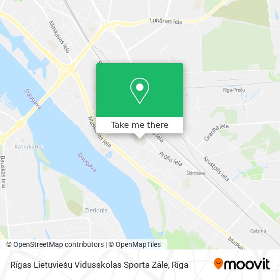 Карта Rīgas Lietuviešu Vidusskolas Sporta Zāle