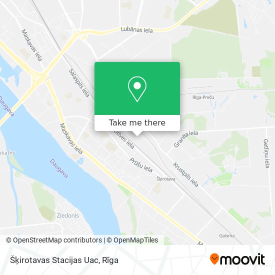 Šķirotavas Stacijas Uac map