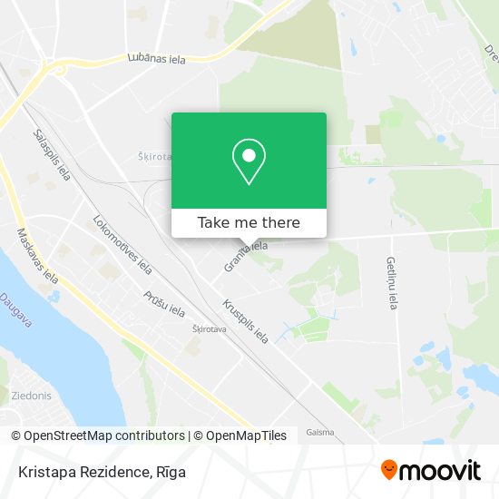 Карта Kristapa Rezidence