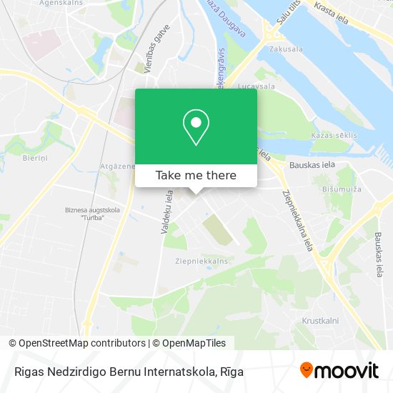 Карта Rigas Nedzirdigo Bernu Internatskola