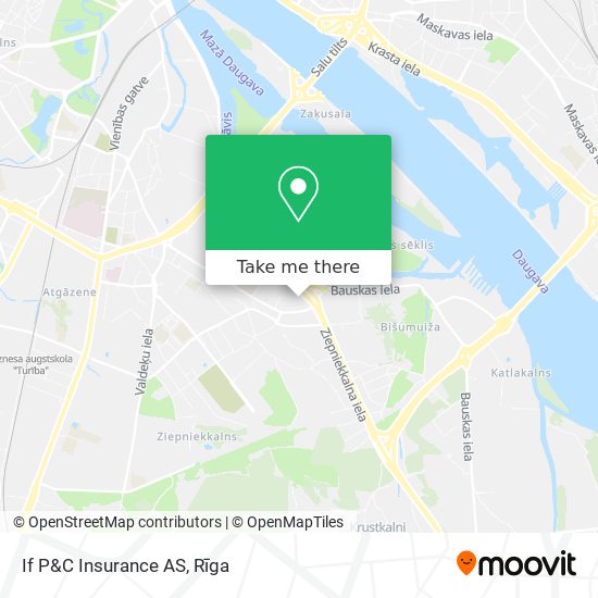 If P&C Insurance AS map