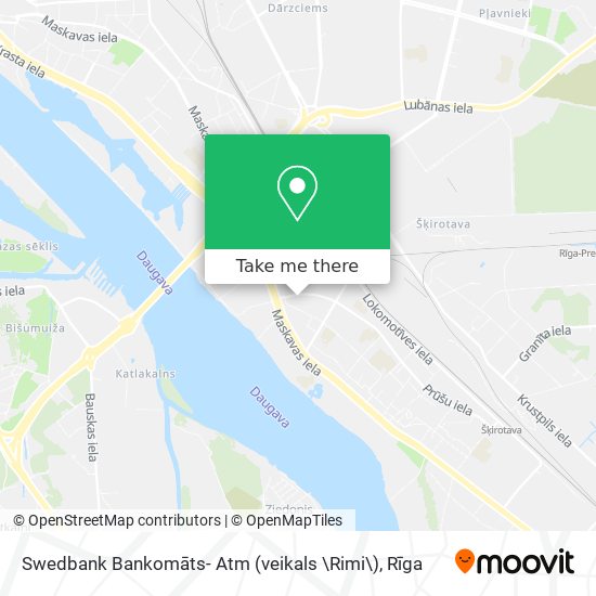 Swedbank Bankomāts- Atm (veikals \Rimi\) map