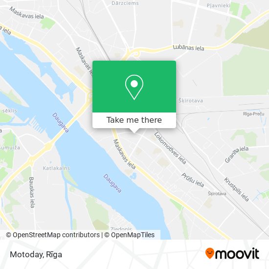 Motoday map