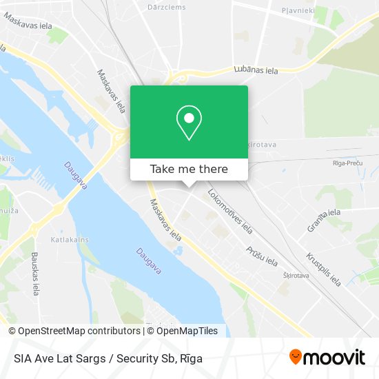 SIA Ave Lat Sargs / Security Sb map