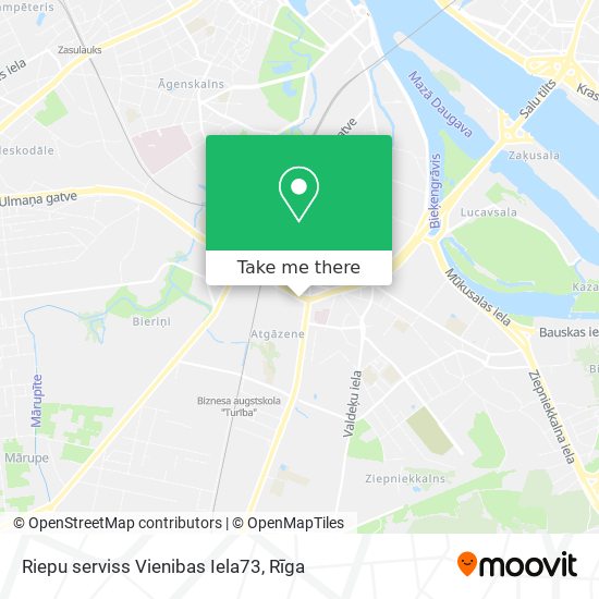 Riepu serviss Vienibas Iela73 map