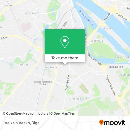 Карта Veikals Vesko