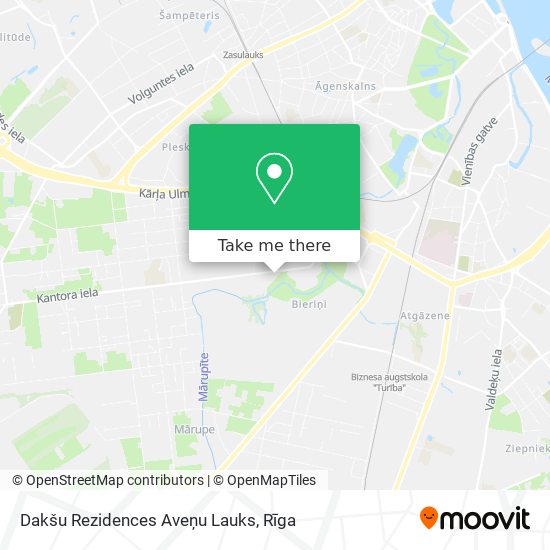 Dakšu Rezidences Aveņu Lauks map