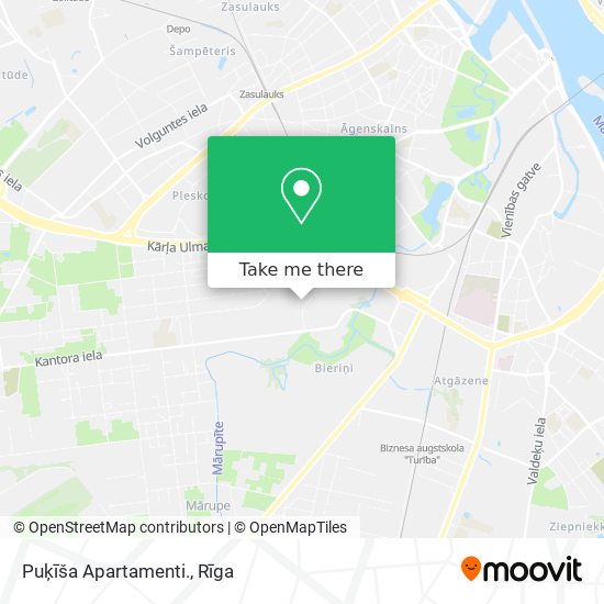 Puķīša Apartamenti. map
