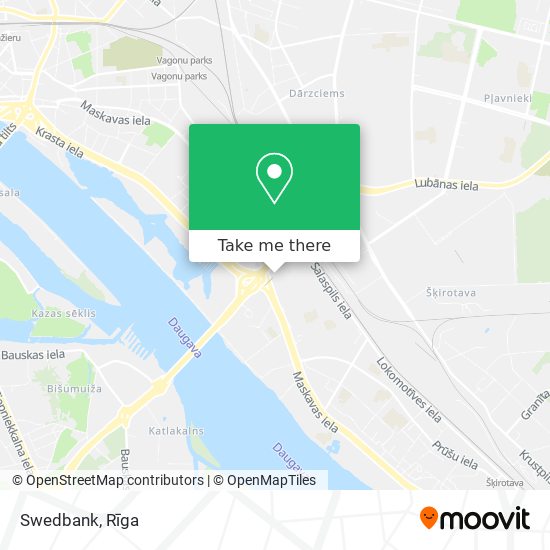 Swedbank map